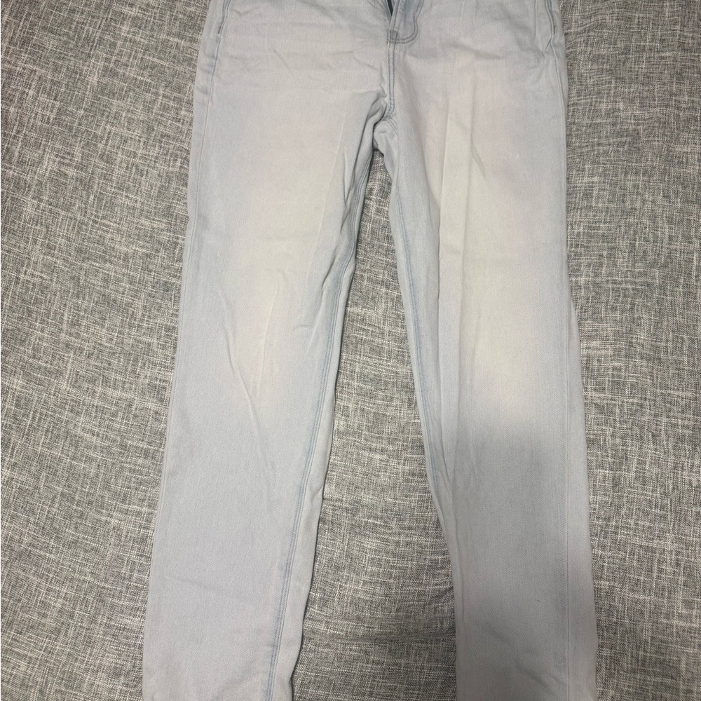 American Eagle Outfitters Women's Light Blue Straight Jeans